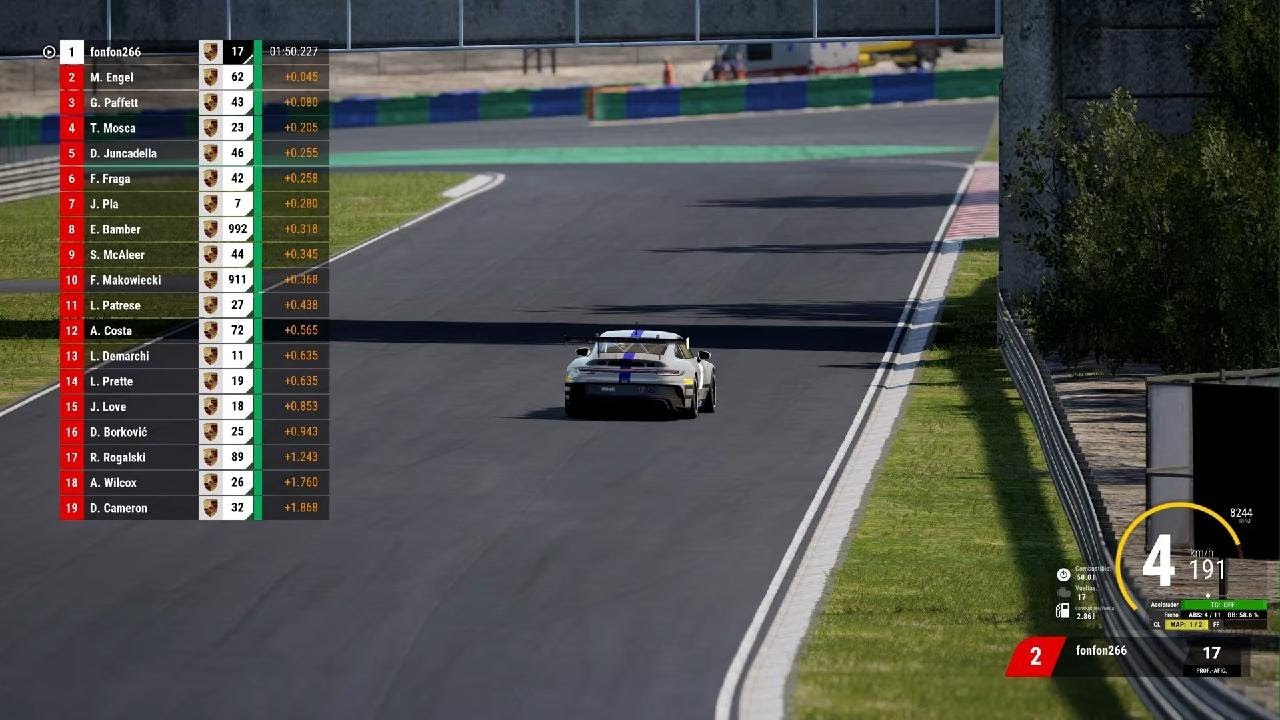 Porsche cup hungaroring  ACC (IA 100)