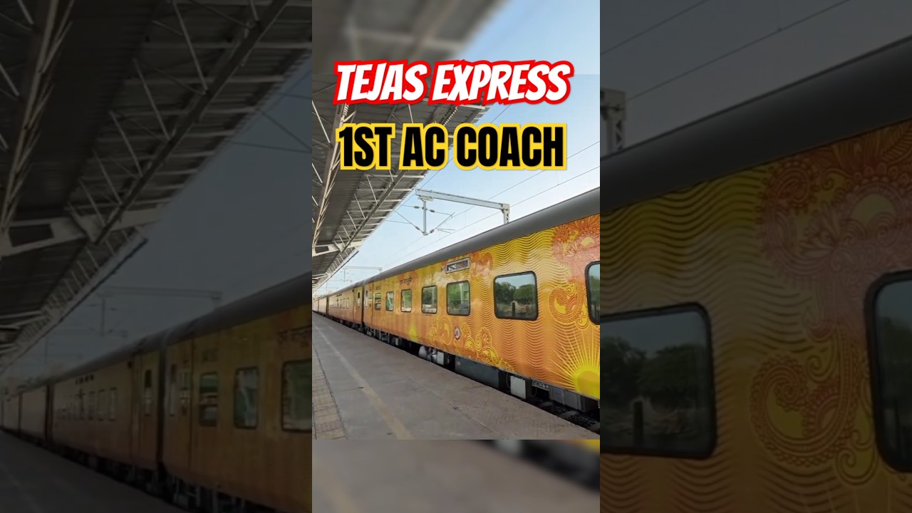 Newly Tejas Express With 4 - 1st AC Coach  || Tour Of this Tejas Express 1st AC Coach