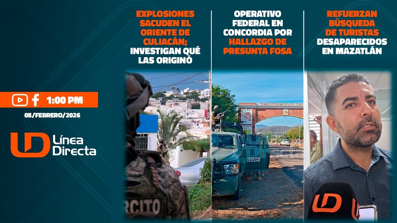 Explosiones sacuden el oriente de Culiacán; investigan qué las originó