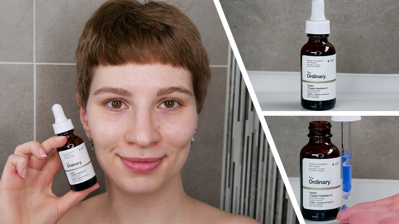 How to use The Ordinary 'Buffet' (Multi-Peptide) + Copper Peptides 1%