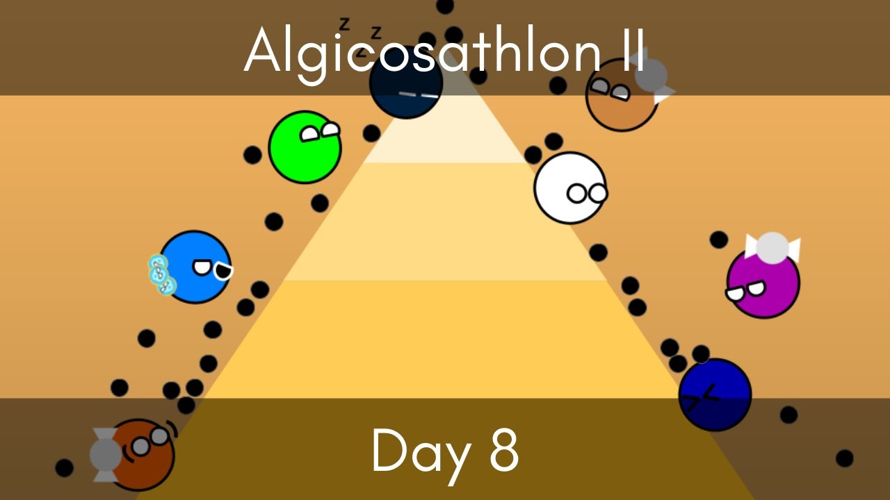 Algicosathlon II Day 8 - Sticky Pyramids?!