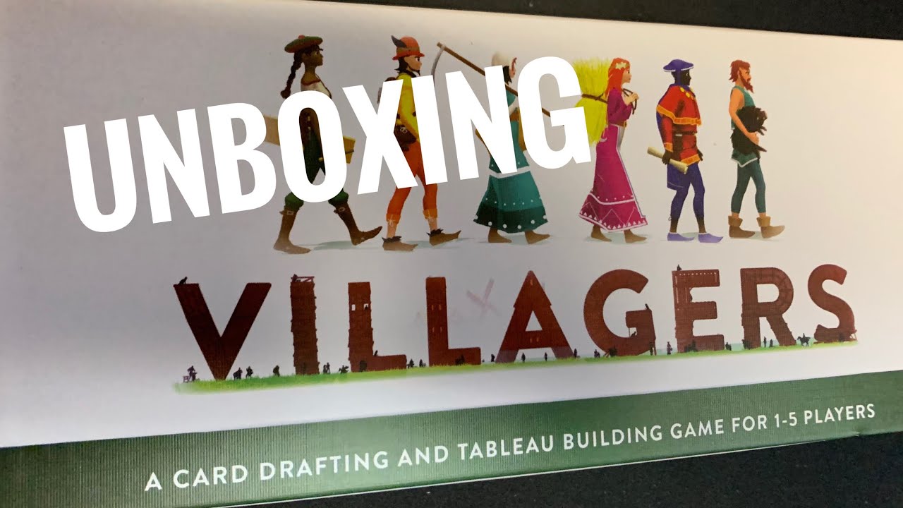 Unboxing: VILLAGERS by Sinister Fish Games