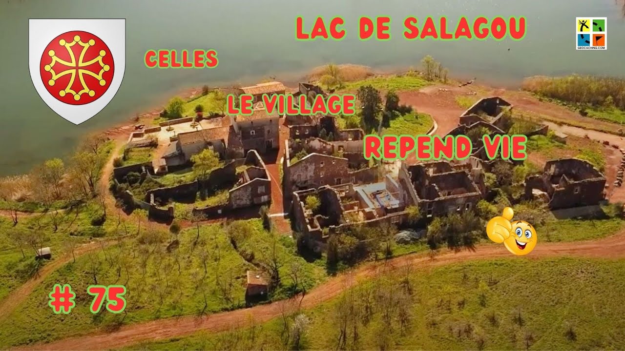 #75#lac de salagou#celles  village fantome reprend vie#vie nomade en camping car#vanlife#