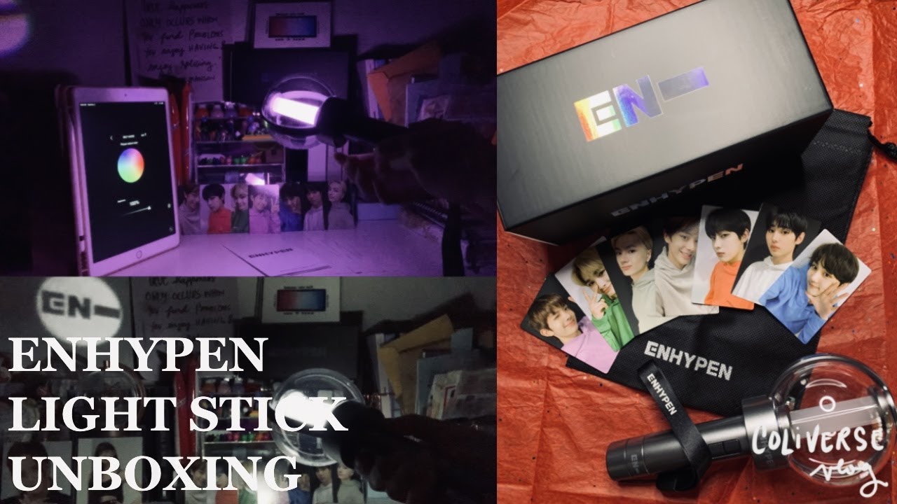 ENHYPEN OFFICIAL LIGHTSTICK UNBOXING
