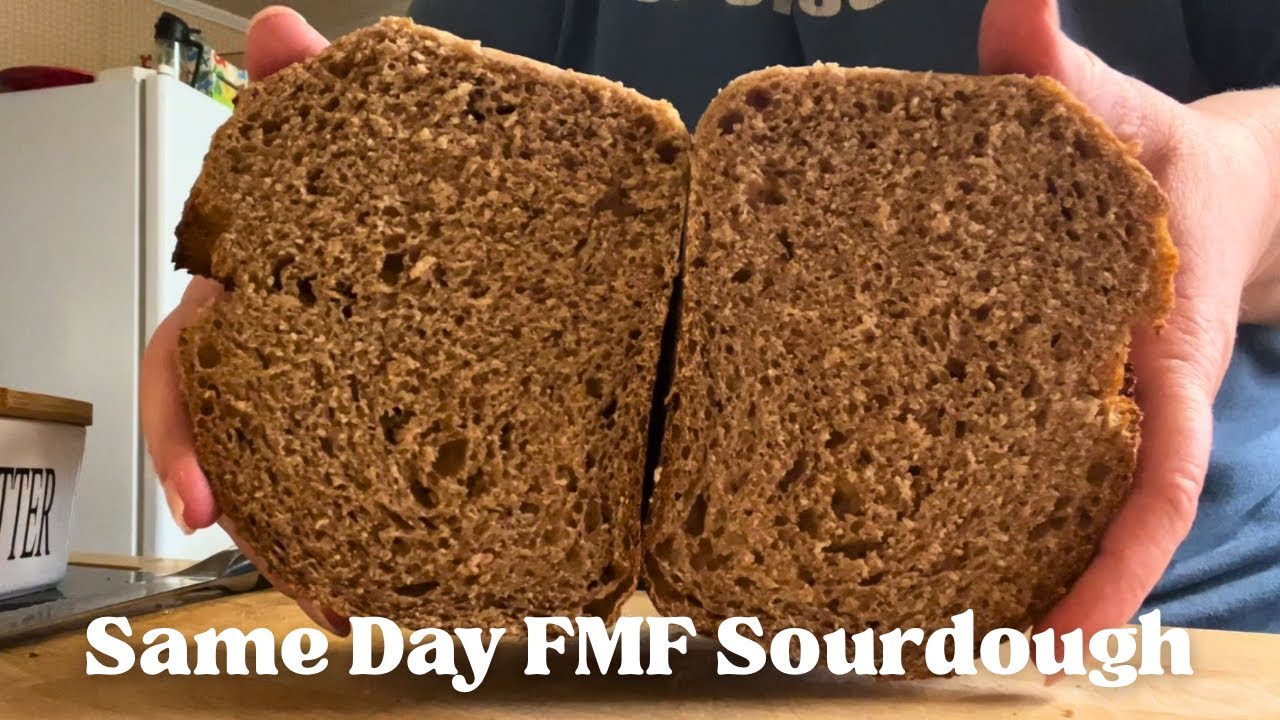 Same Day Fresh Milled Flour Sourdough Bread (No Overnight Rise)