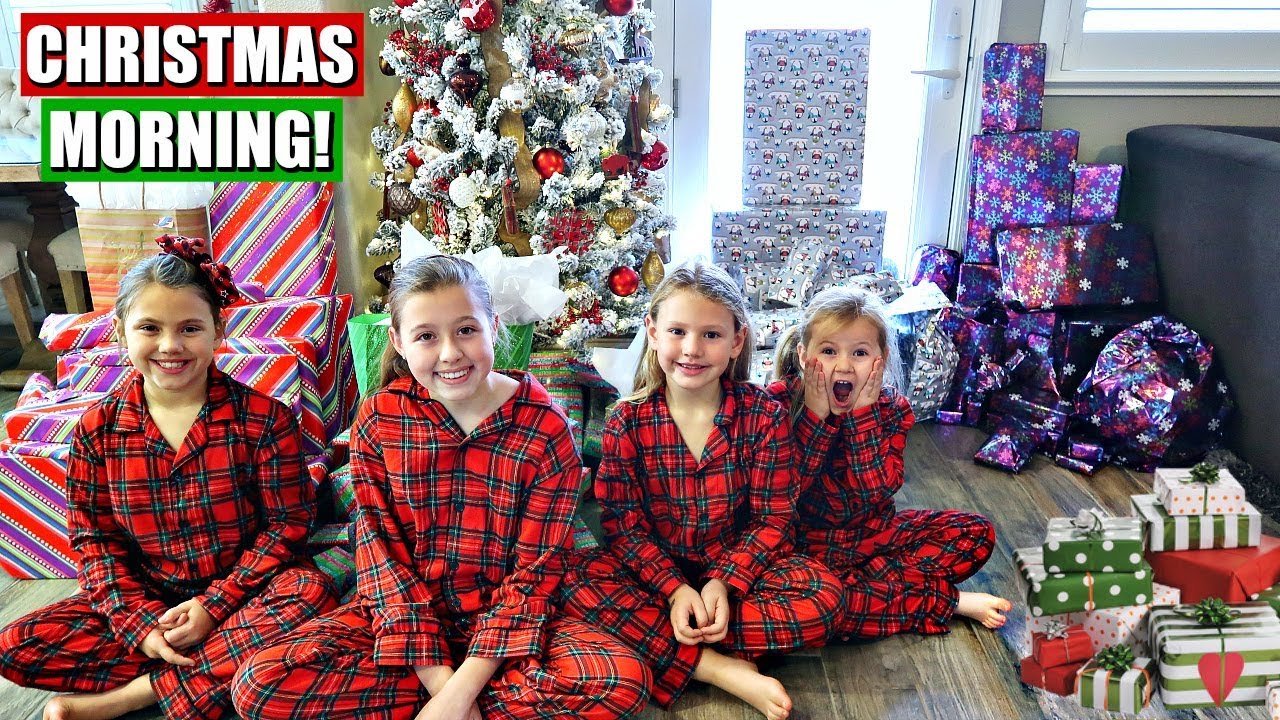 CHRISTMAS MORNING OPENING PRESENTS ENDS IN TEARS