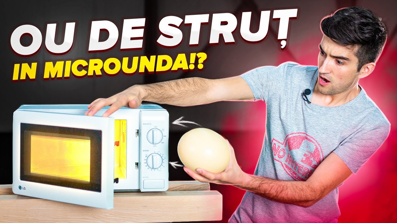 CE SE INTIMPLA DACA PUI UN OU DE STRUT LA MICROUNDE?! A REZISTAT?!!