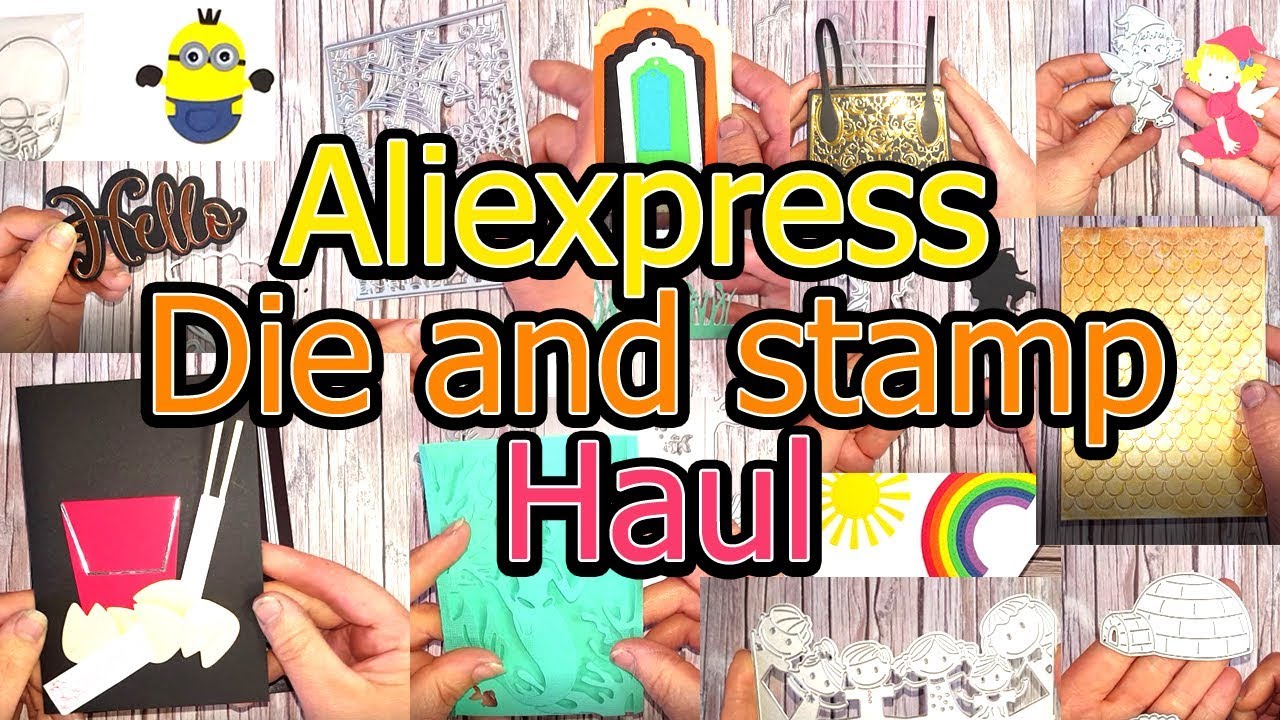 Aliexpress Die and Stamp Haul
