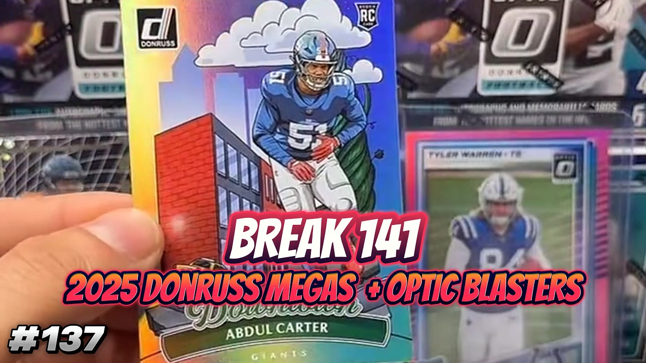 GIANTS DOWNTOWN pulled out of 2025 Donruss and it wasn't JAXSON DART...