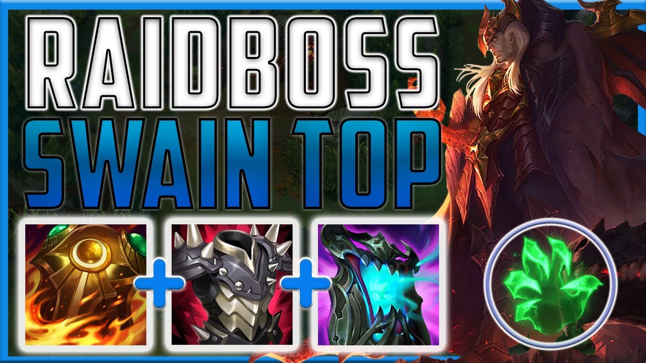 Become a true RAIDBOSS with full tank Swain top lane!! - Beefy Swain Top | Season 14 LoL