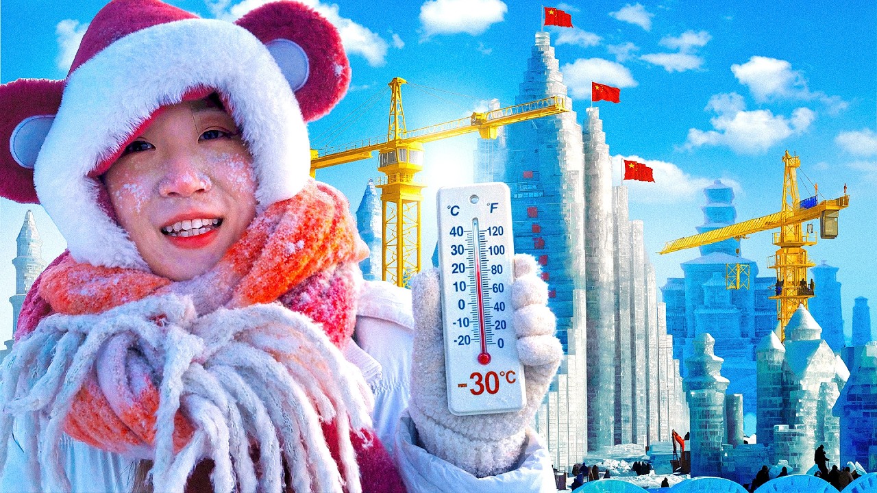 La CHINE a construit une VILLE de GLACE (-30°) 🇨🇳