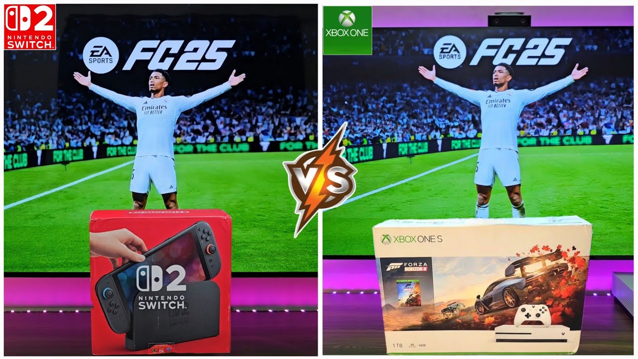 EA FC25 (Nintendo Switch 2 Vs Xbox One S)