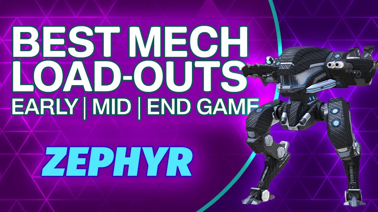 Лучшее снаряжение для мехов — Zephyr | Руководство по лучшему оружию для Zephyr | Mech Arena