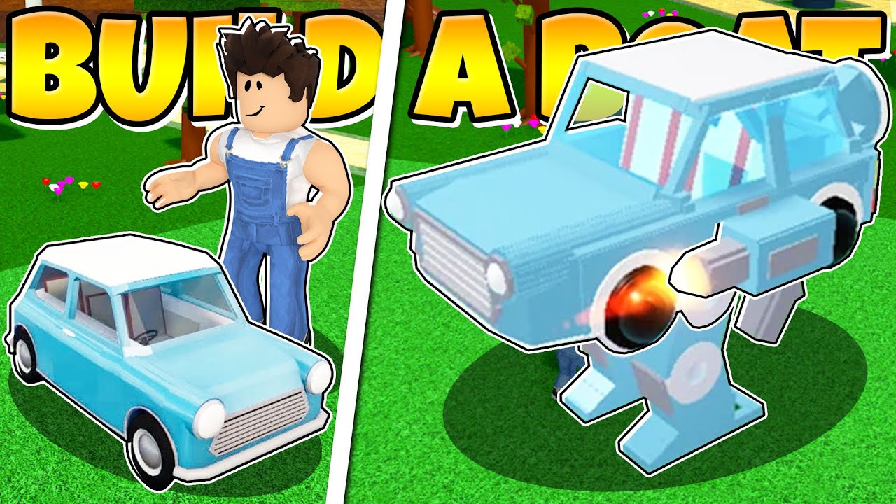 THIS CAR Transforms into a WALKER MECH! 🚗 Roblox Build a Boat Reddit