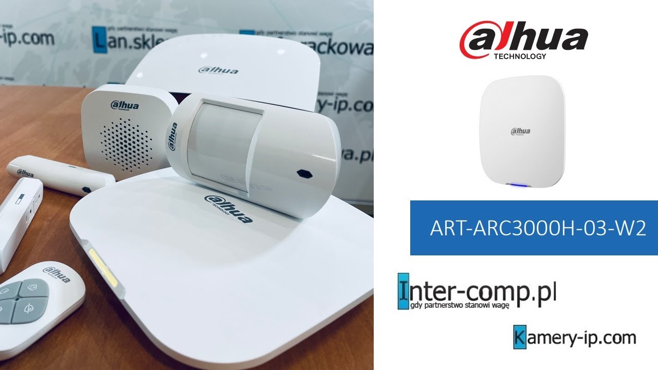 Dahua ART-ARC3000H bezprzewodowy system alarmowy od Dahua  - prezentacja - www.kamery-ip.com