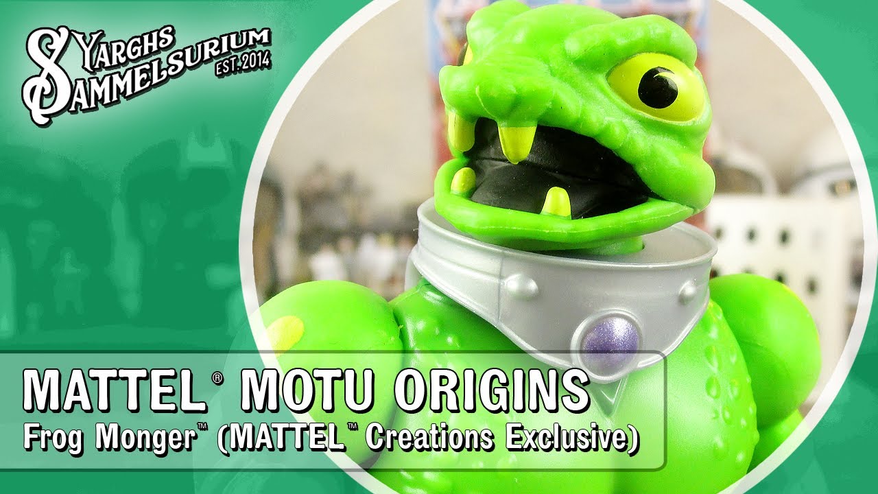 🐸 MATTEL MotU Origins - Frog Monger - Masters of the Universe - unboxing Review deutsch