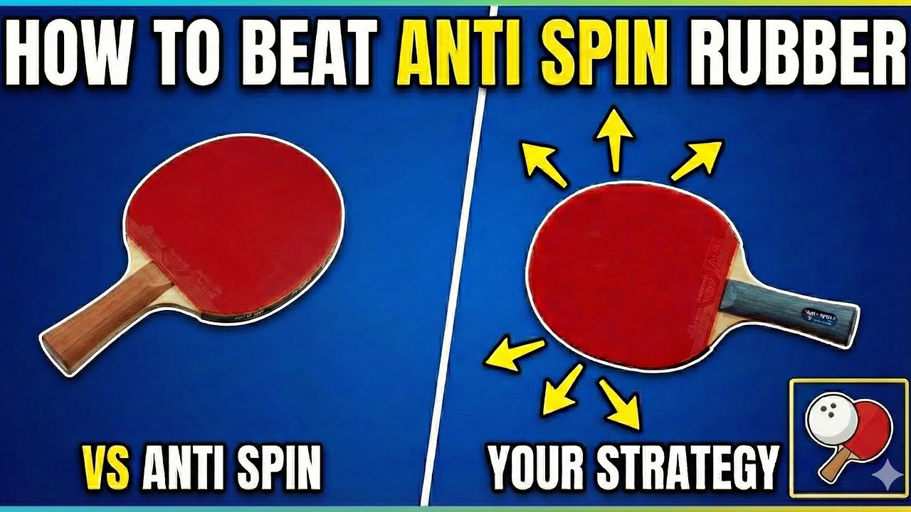 Anti Spin Tutorial 4 : How to play against anti spin rubber ? 🏓😇🤯🫣 Secret Revealed ! #tabletennis 