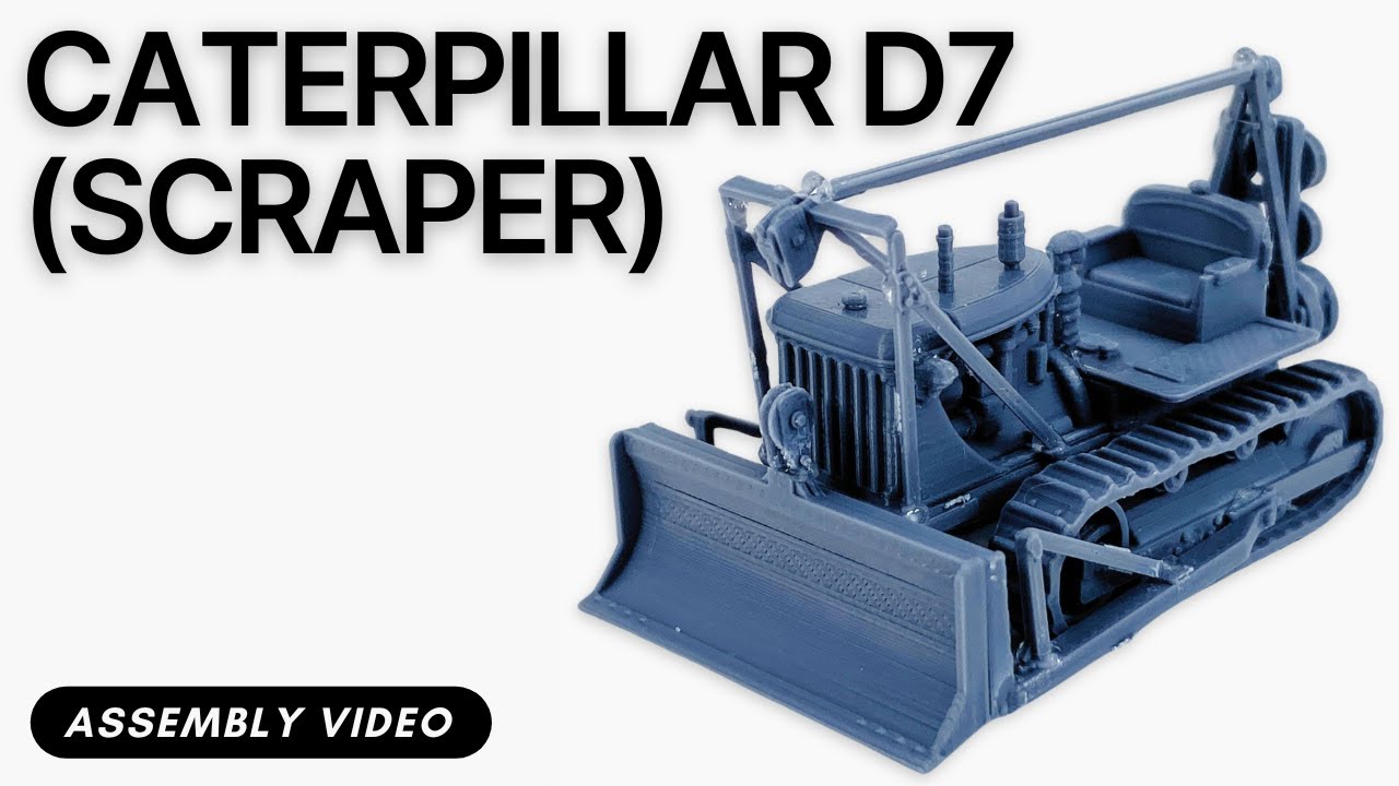 Caterpillar D7 (scraper) Assembly Video