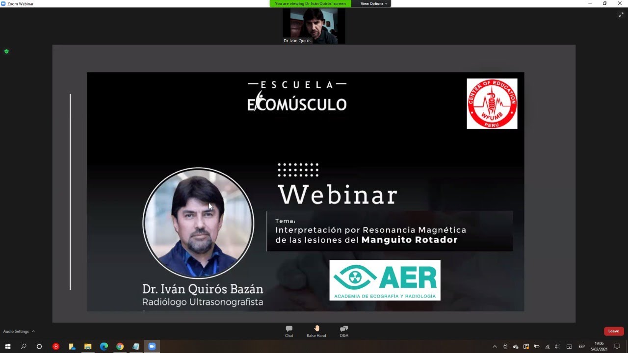 Interpretación por Resonancia Magnética de las Lesiones del Manguito Rotador.