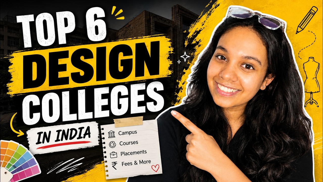 Top 6 Design Colleges in India 2026 🎨 Best Design Colleges After 12th #designstudent #designcollege