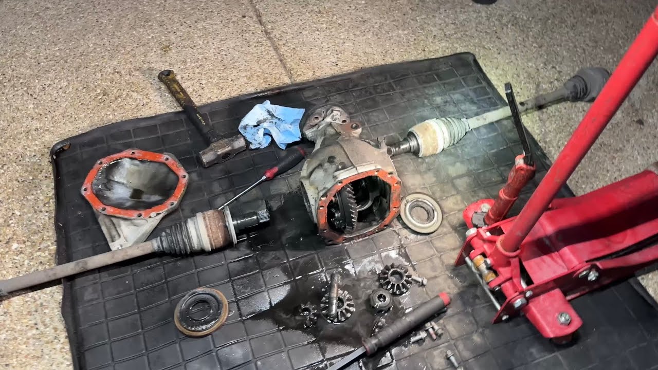 Rear Differential Swap On A 2012 Dodge Charger!