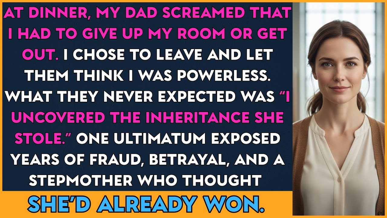 At Dinner, My Dad Yelled: “Give Up Your Room Or Get Out” — I Chose…