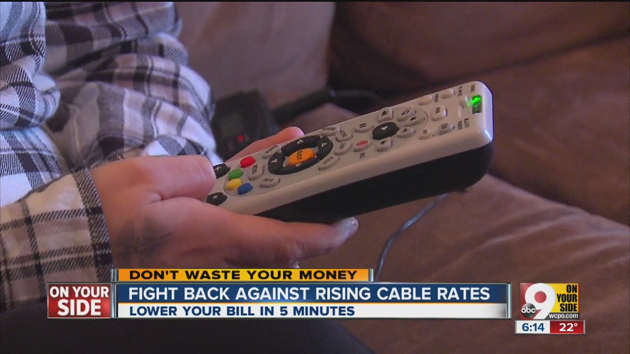 Lower your cable TV bill in just 5 minutes
