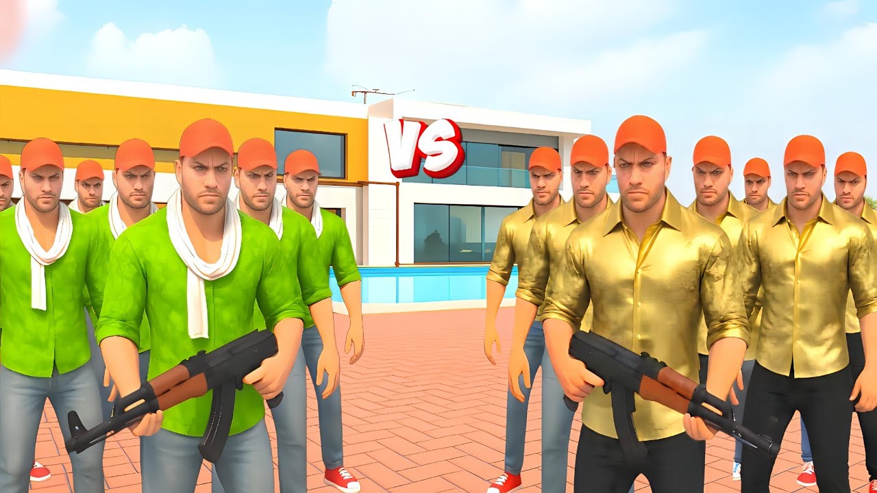 Jack fight with Golden Jack Gang 😱💥 Indian Theft Aura Simulator 🔥😱 Aryan Gamerz 
