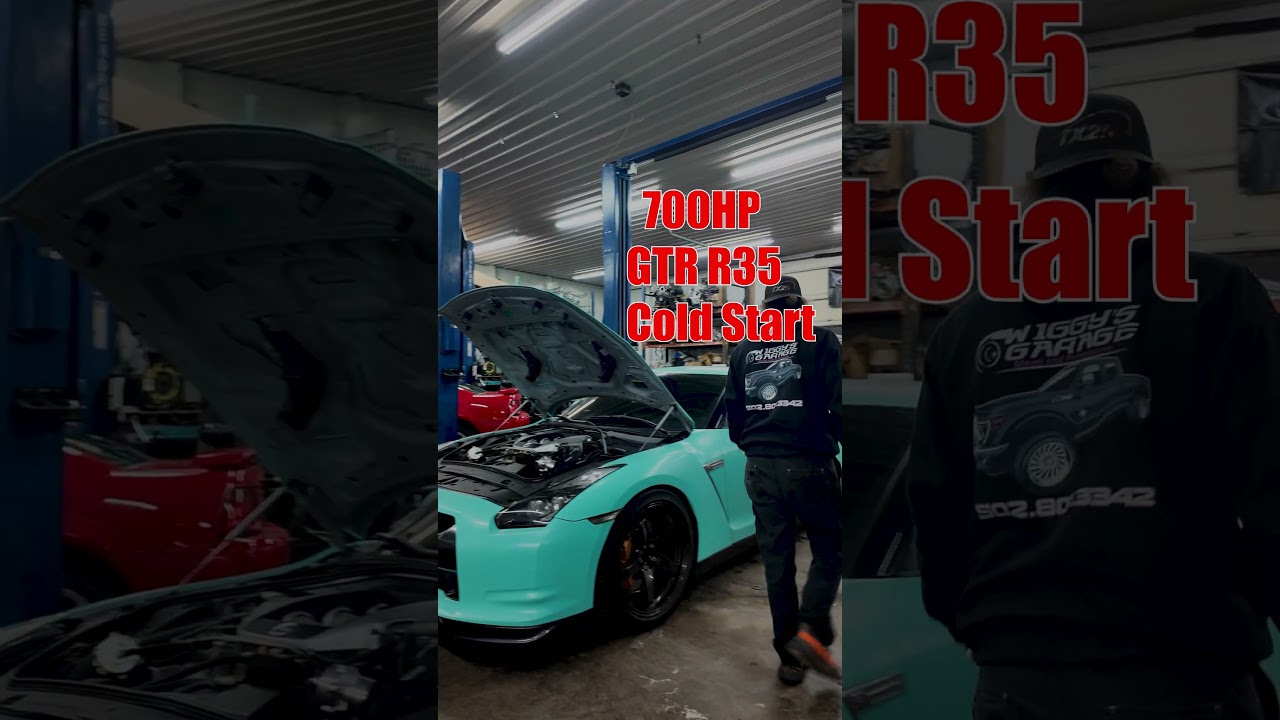 700HP GTR R35 Cold Start 