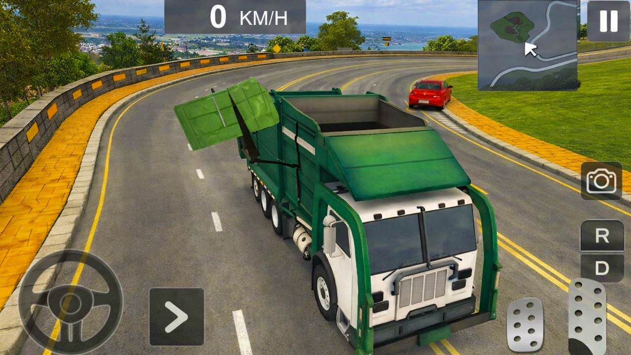 City Trash Truck Driving Simulator Gameplay | Real Garbage Truck Game Android | Nova Drive Gaming