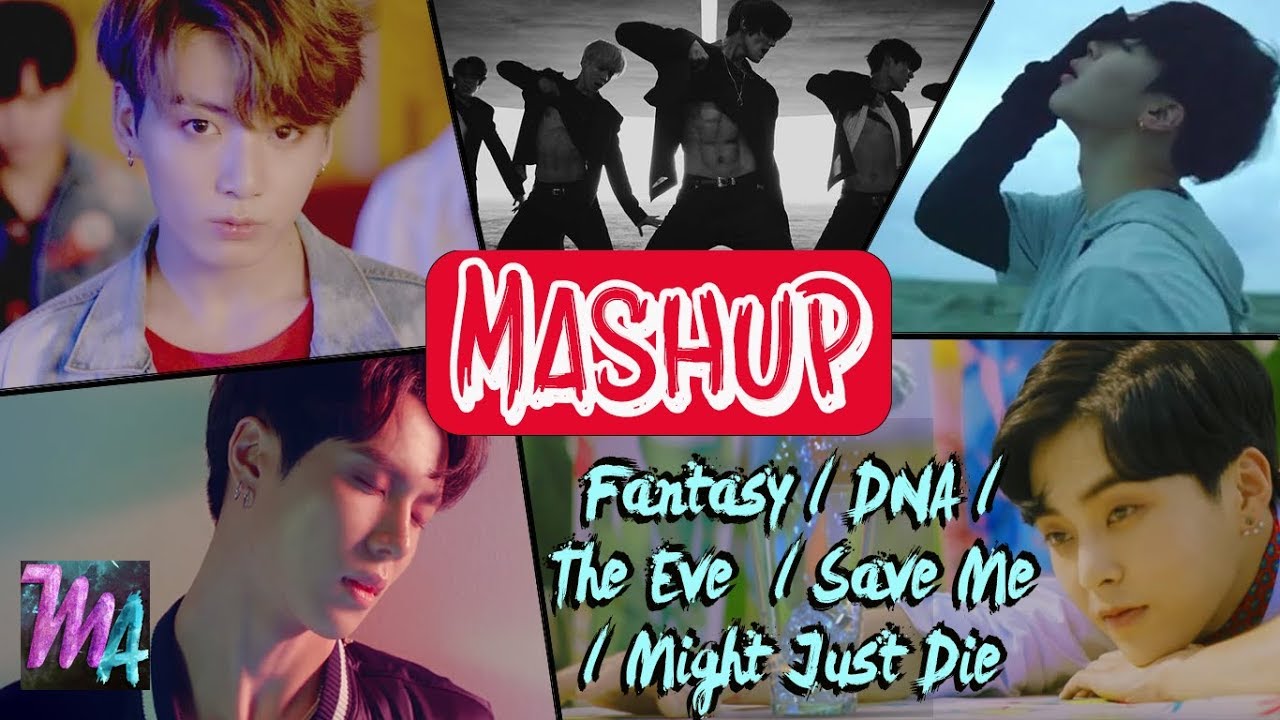 BOYBAND FANTASY - JBJ / EXO / HISTORY / BTS - Save me/The Eve/Fantasy/DNA MASHUP