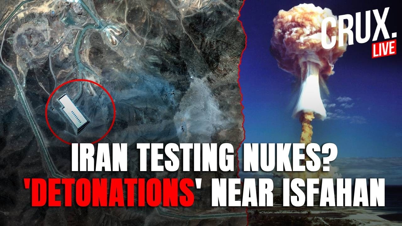 Iran LIVE | Huge Detonations Seen Near Isfahan Nuclear Facility | Israel | Khamenei | Trump | Crux
