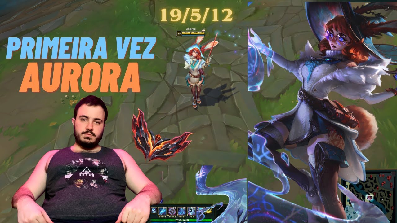 PRIMEIRA VEZ DE AURORA NA RANKED DO HIGH ELO E OLHA NO QUE DEU 🧙🏻‍♀️✨