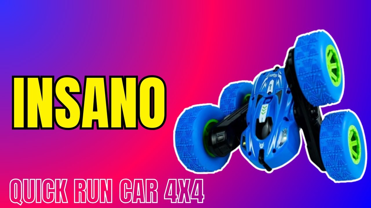 Carrinho de Controle Remoto Quick Run Car 4X4: Transforme Qualquer Piso Em Uma Pista De Ação!#carros