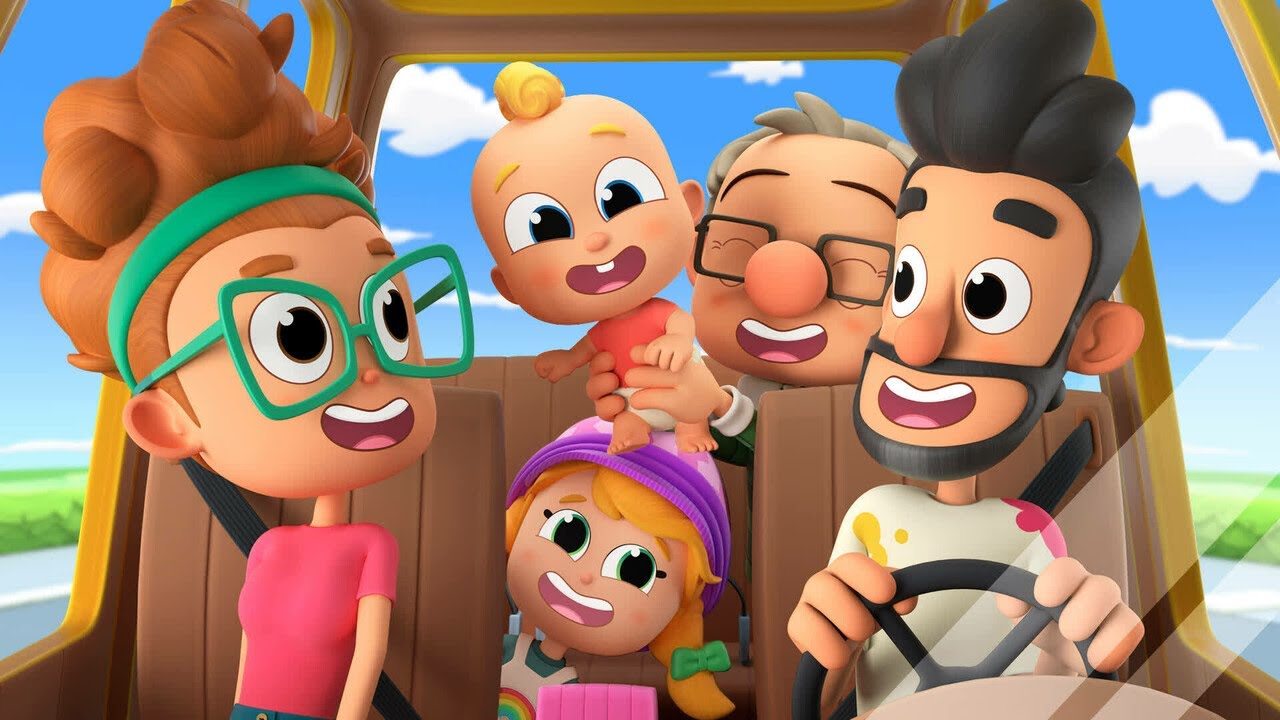 CAR RIDE! Baby Miliki and his family go on a road trip! &ndash; Nursery Rhymes & Kids Songs | Miliki