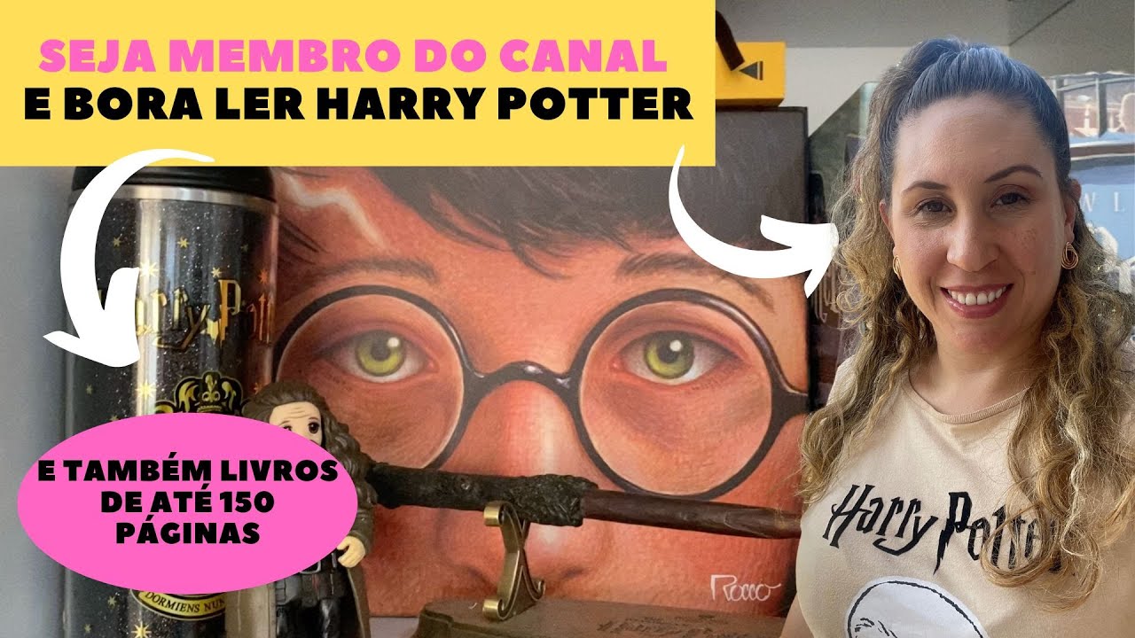 ✨ BORA ler HARRY POTTER comigo? Conheça a ESTANTE SECRETA, o clube de MEMBROS DO CANAL!