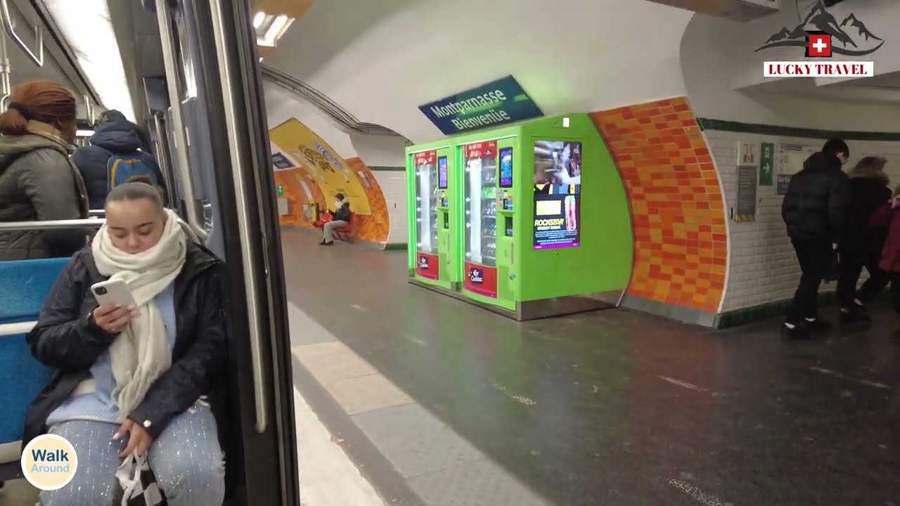 How to take the Métro🇫🇷 from the Gare Montparnasse to the Paris Gare de Lyon TGV ICE