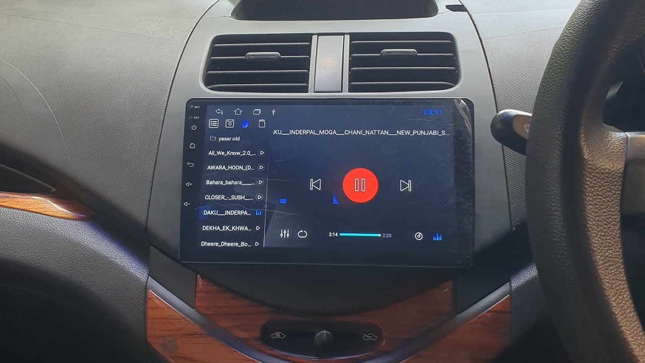how to install Android player in car // how to install 9inch Android car stereo // #chevroletbeat