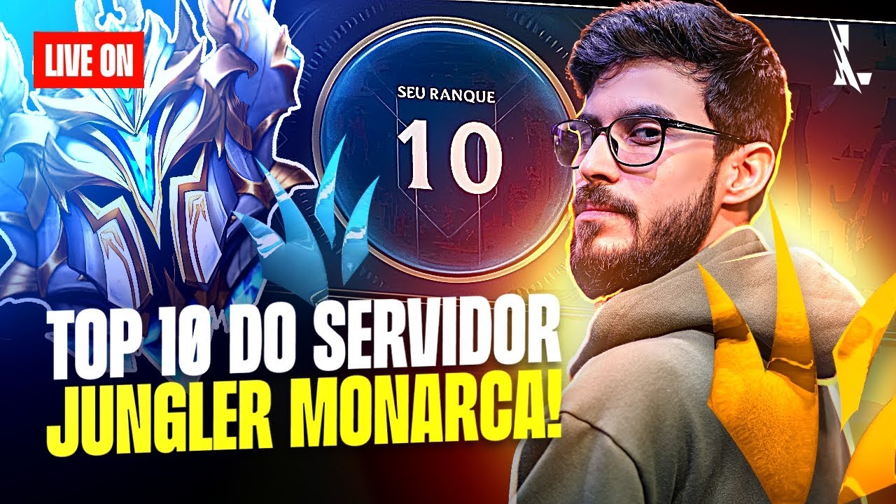 [JG] Monarca Rank 9 do SERVIDOR + Lendária - COMO JOGAR NA JUNGLE!