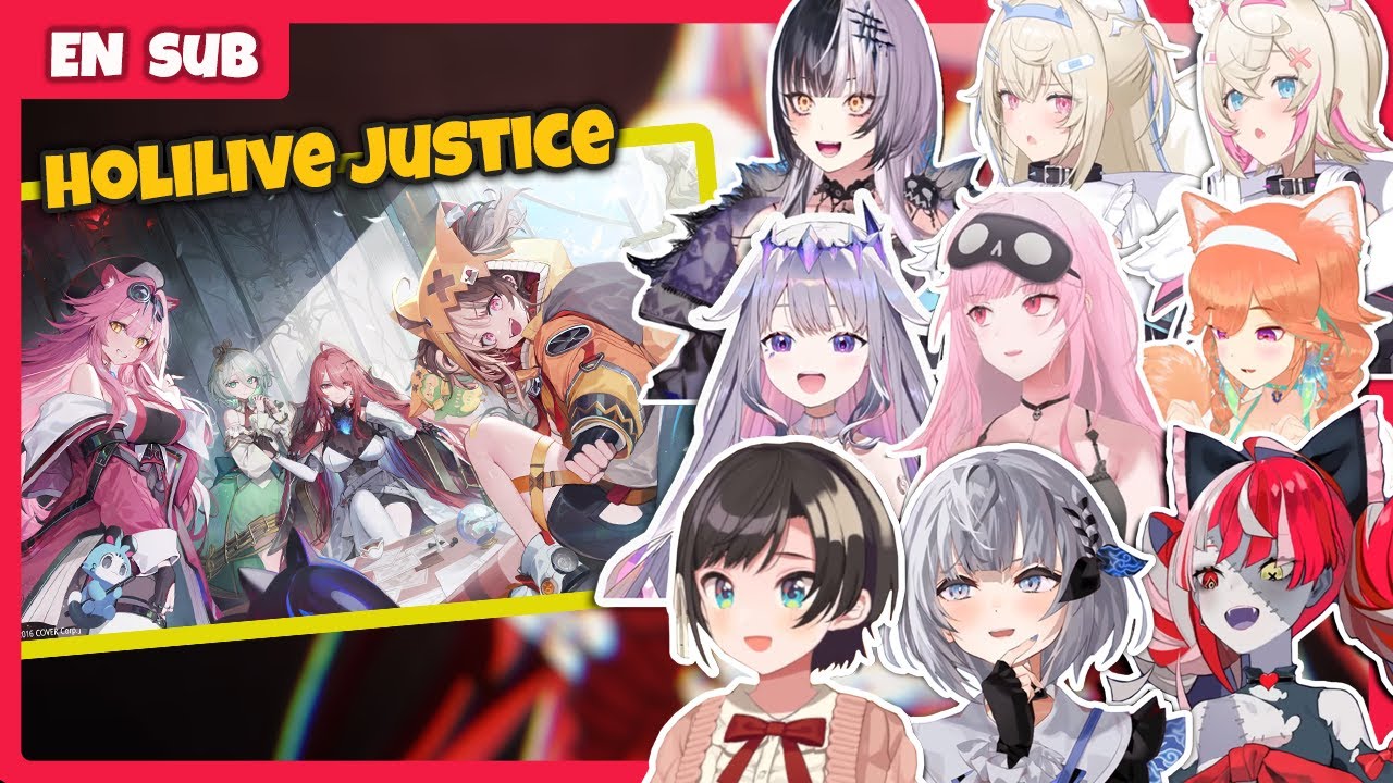 Hololive Member's reacting to Hololive Justice【Hololive EN Sub】