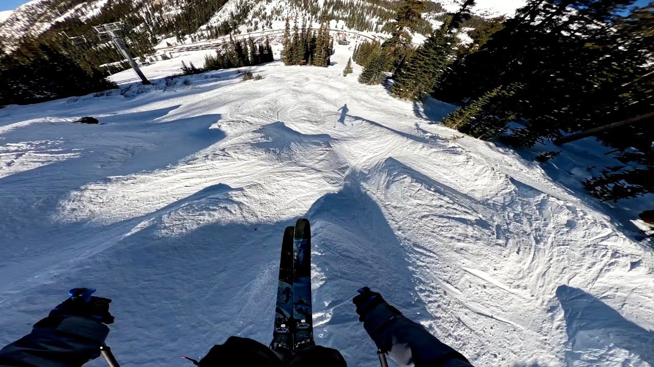 Skiing the PALI CHAIR at ARAPAHOE BASIN, CO on the MOMENT WILDCAT 108s |1/28/25