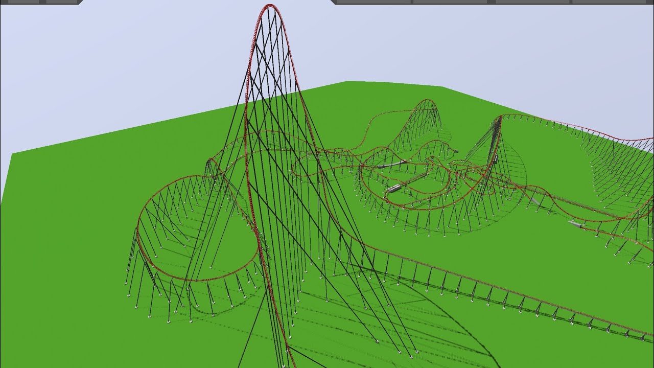 Massive 700 foot tall rollercoaster ￼