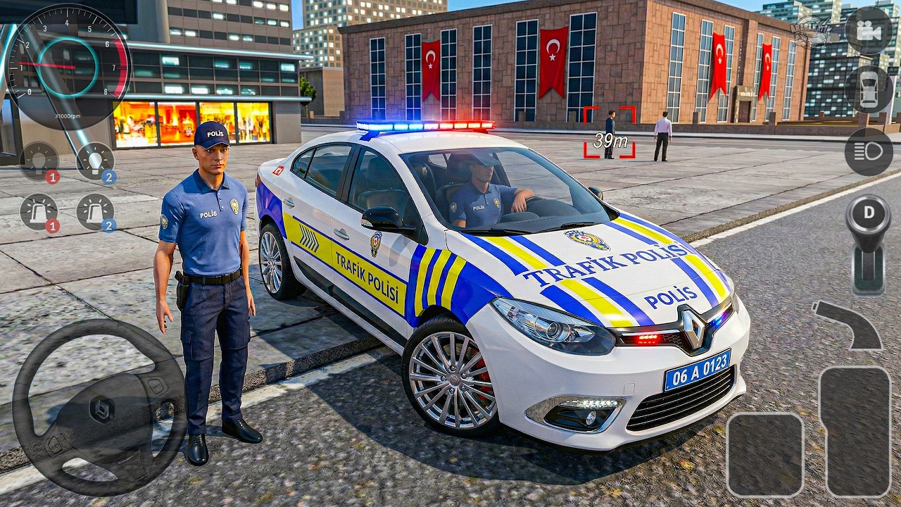 Renault Fluance Türk Polis Arabası Sürüş Oyunu - Polis Oyunu 2026 #237 - Android GamePlay