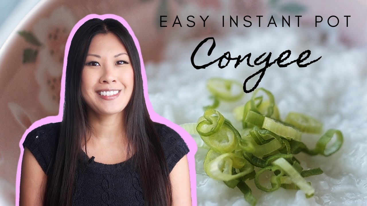 White Congee (粥) - instant pot rice porridge recipe - basic plain recipe - Part 1!  🍚🍚🍚