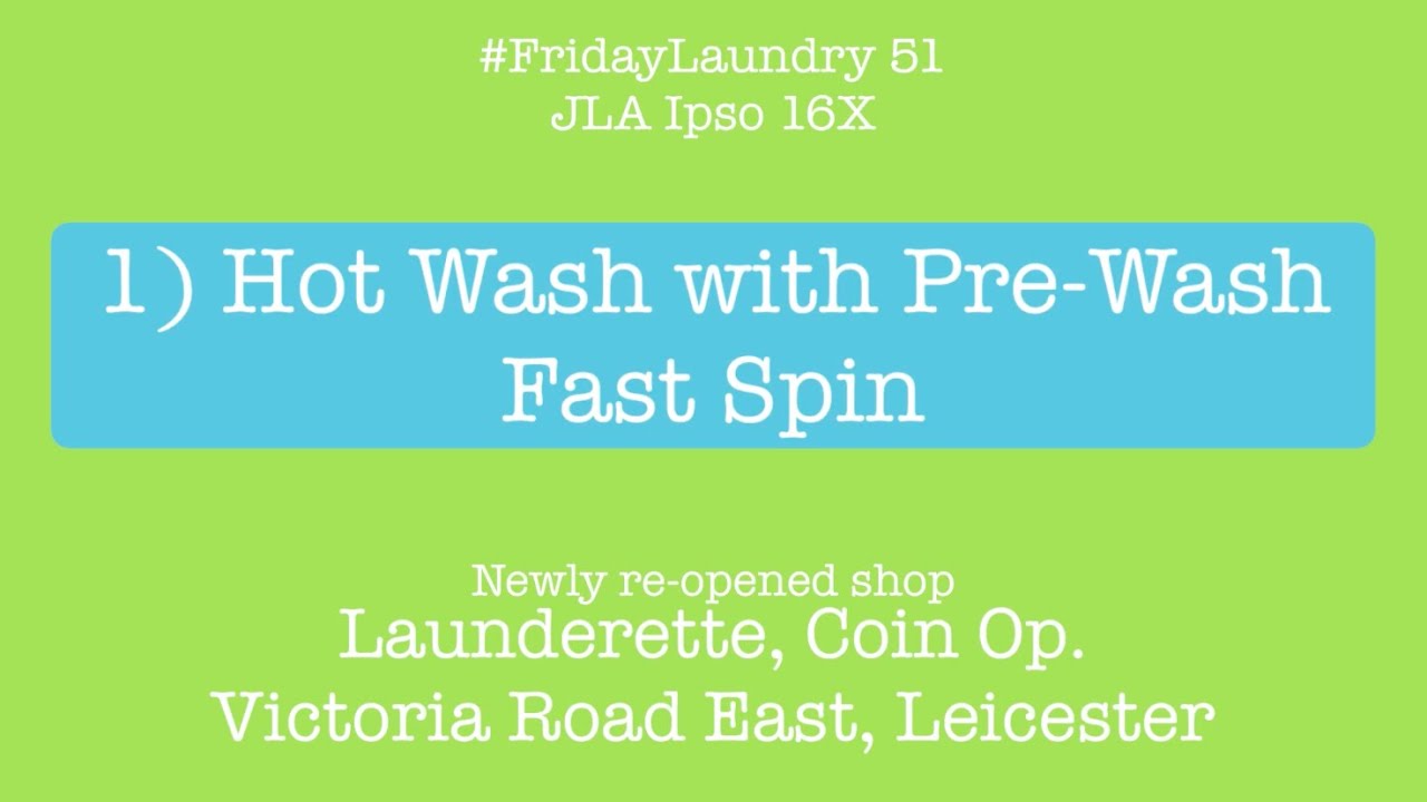 Ipso JLA 16X - Fast Spin Washer, Hot Wash with Pre-Wash #FridayLaundry 51