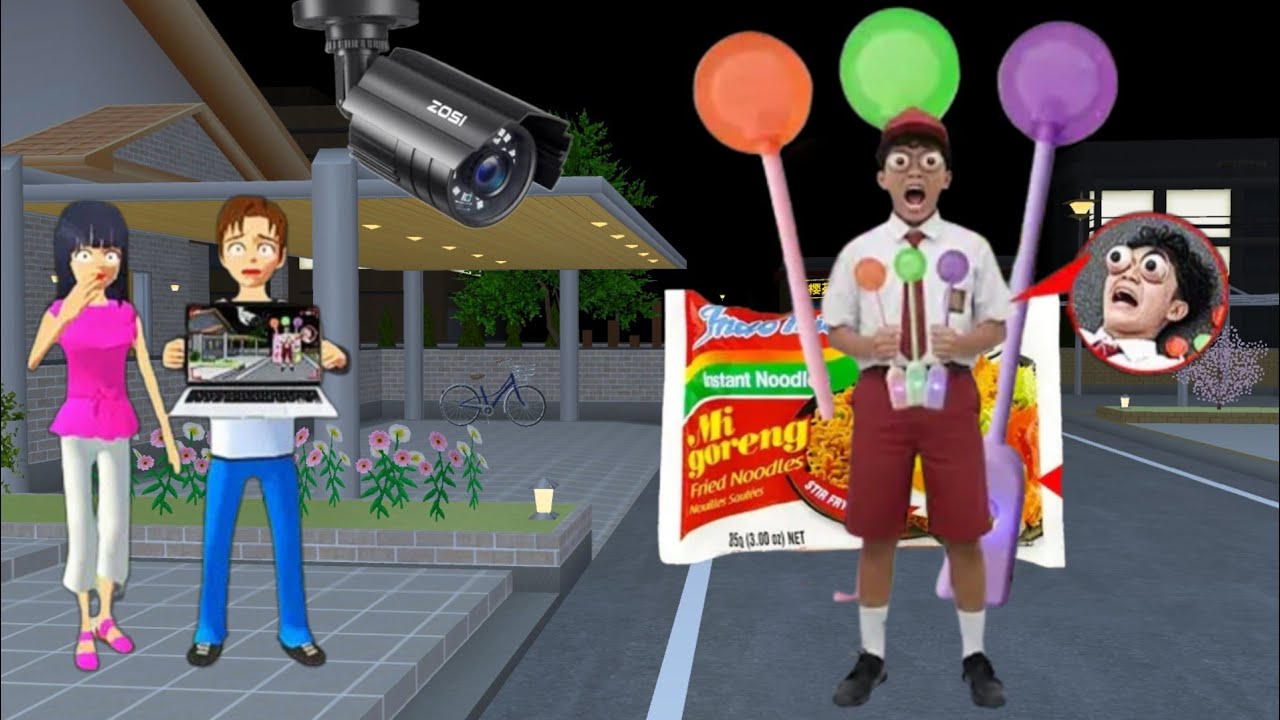 Lolipop di Man Monster at Secret Home Capture at CCTV Merekem DEPAN Sakuraschoolsimulator Drama 😱