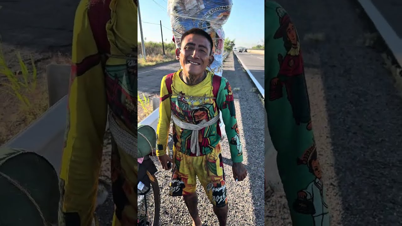 Я проезжаю более 3000 км ради обета, неся на спине святую фигуру Иуды Фаддея.