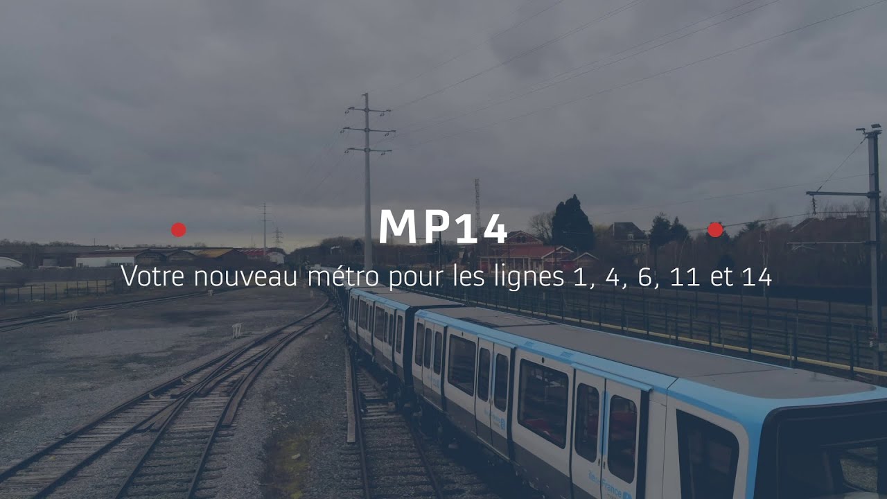 Alstom MP14 - Départ d’une rame 8 voitures de l’usine Alstom pour rejoindre l’Île-de-France