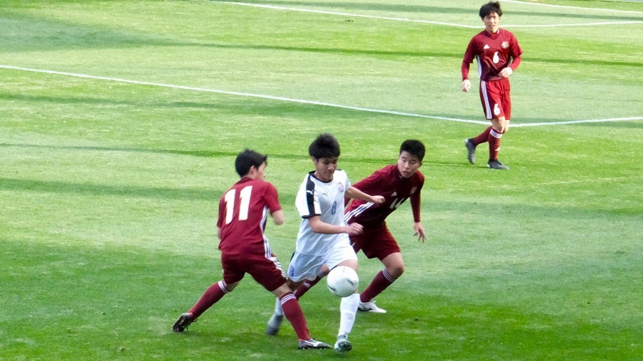 富山第一 vs 西京　第97回（2018年度）全国高校サッカー選手権大会 1回戦