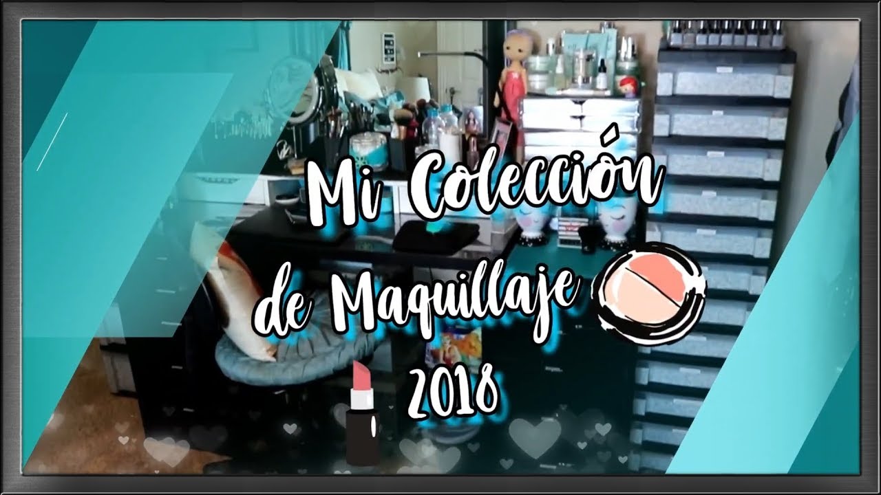 💄Mi Colección de maquillaje 2018 | Room tour!